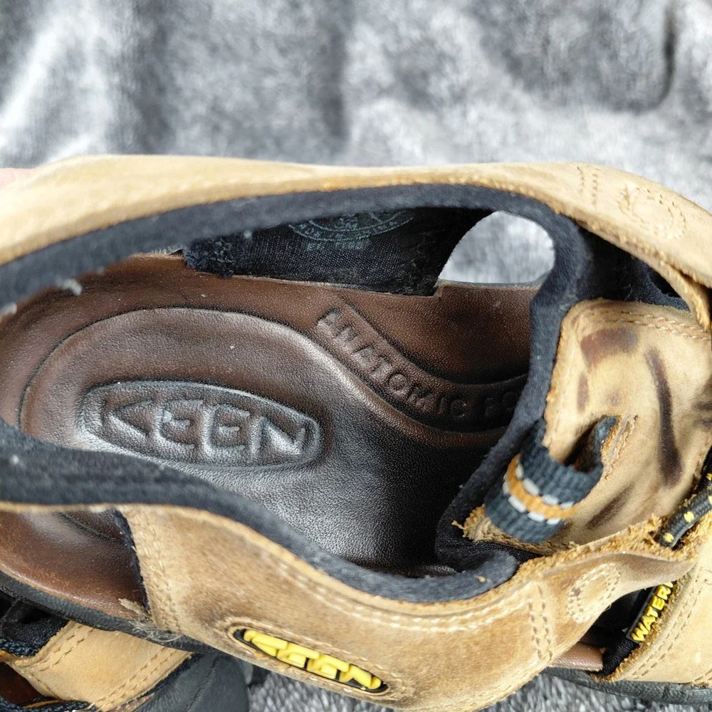 KEEN Kids Water Sandals Newport H2 Tan Yellow‎ Sport Water Shoes Size 4